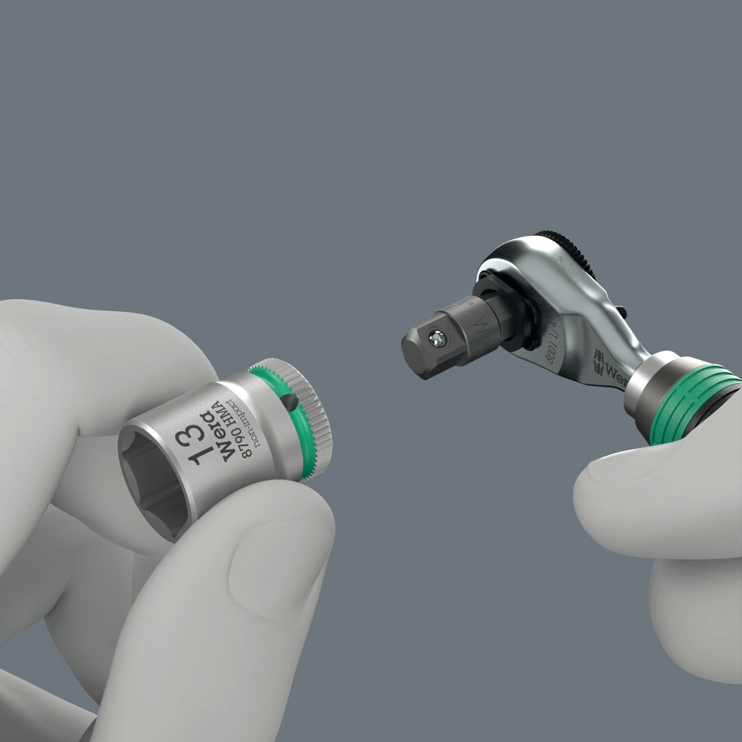 Wera 8011 Zyklop Mini 4 Bit Ratchet, 1/4