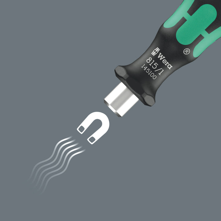 Wera 815/1 Bitholding screwdriver, 1/4", 1/4" x 78 mm
