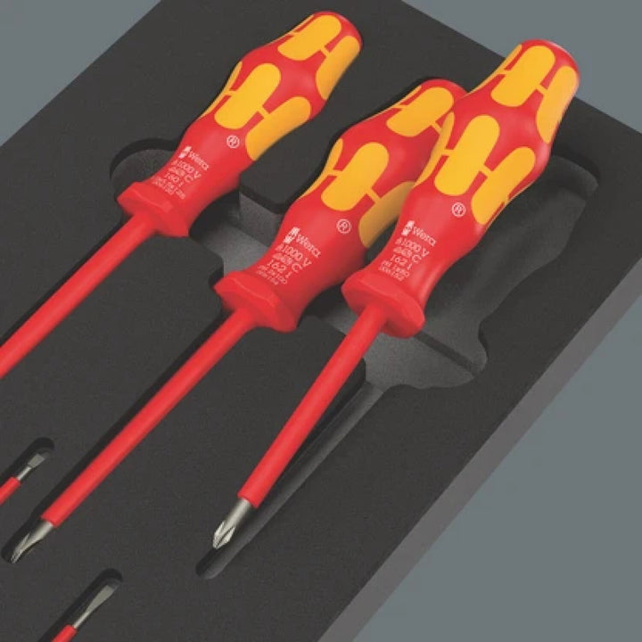 Wera 05150133001 97110 Foam insert Kraftform series 100 VDE screwdriver set 1 - 7 Pieces