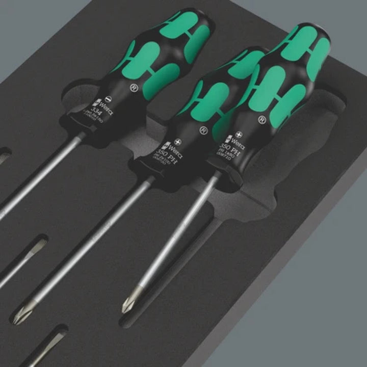 Wera 05150127001 9717 Foam insert Kraftform series 300 screwdriver set 1- 7 Pieces