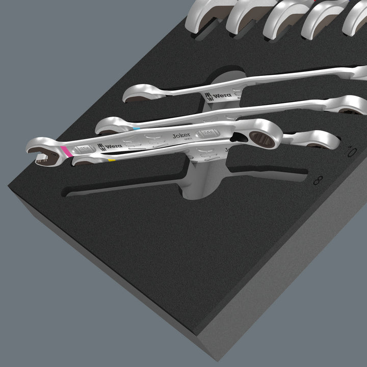 Wera 9733 Foam Insert 6001 Joker Switch Set 1, 11 Pc.