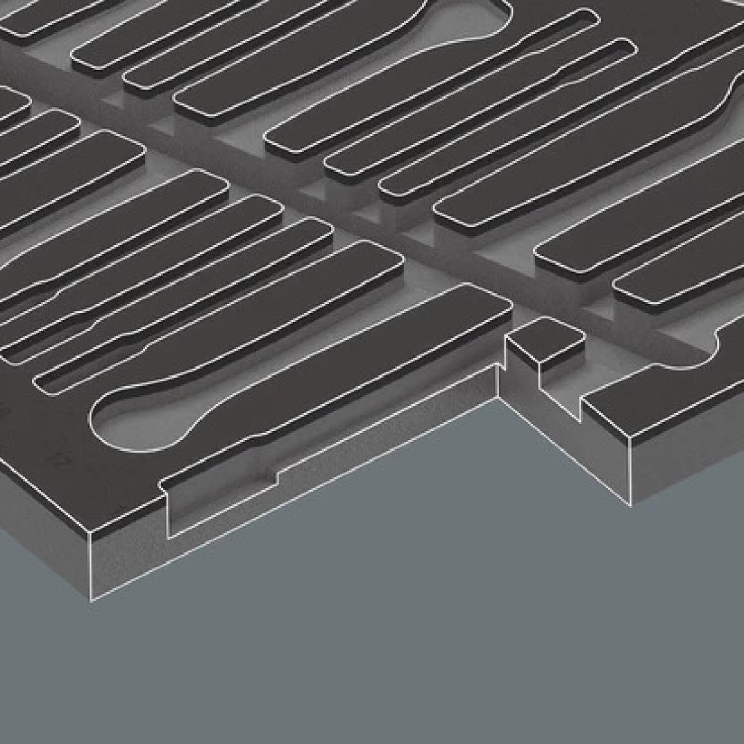 Wera 05150125001 9735 Foam insert 6007 Joker set 1, 12 pieces