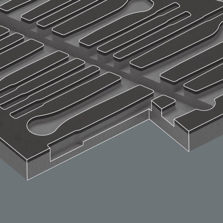 Wera 05150125001 9735 Foam insert 6007 Joker set 1, 12 pieces