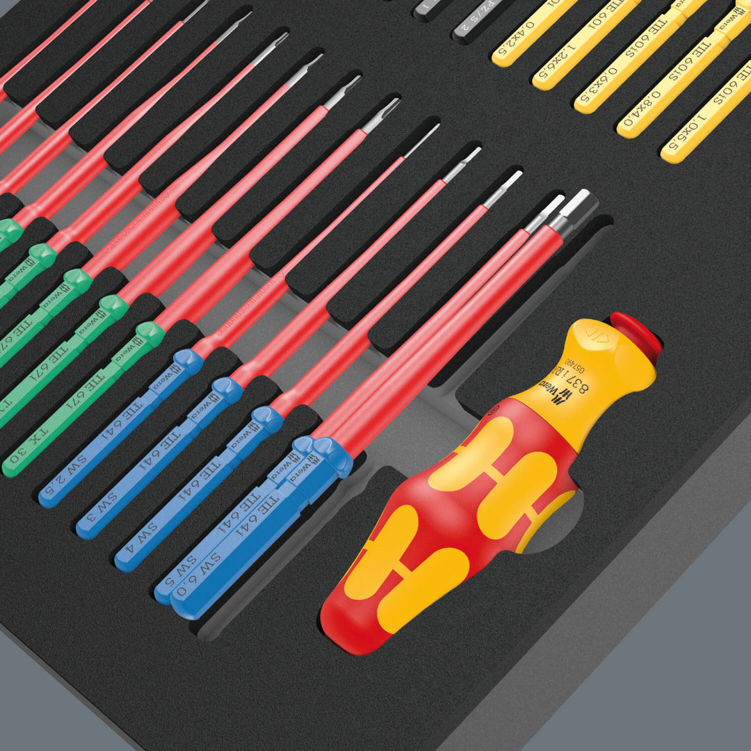 Wera 9751 Foam Insert Kraftform Kompakt VDE Set 1, 28 Pc.