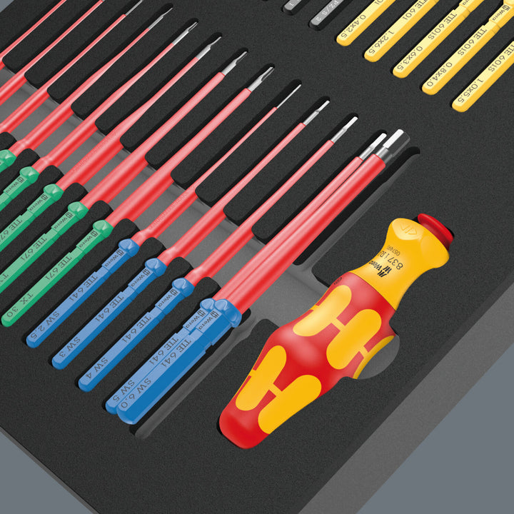 Wera 9751 Foam Insert Kraftform Kompakt VDE Set 1, 28 Pc.