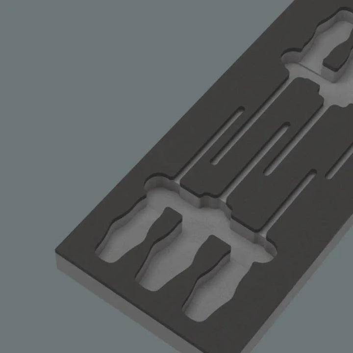 Wera 05137329001 9819 Foam insert Kraftform series 300 screwdriver set 3, without tools