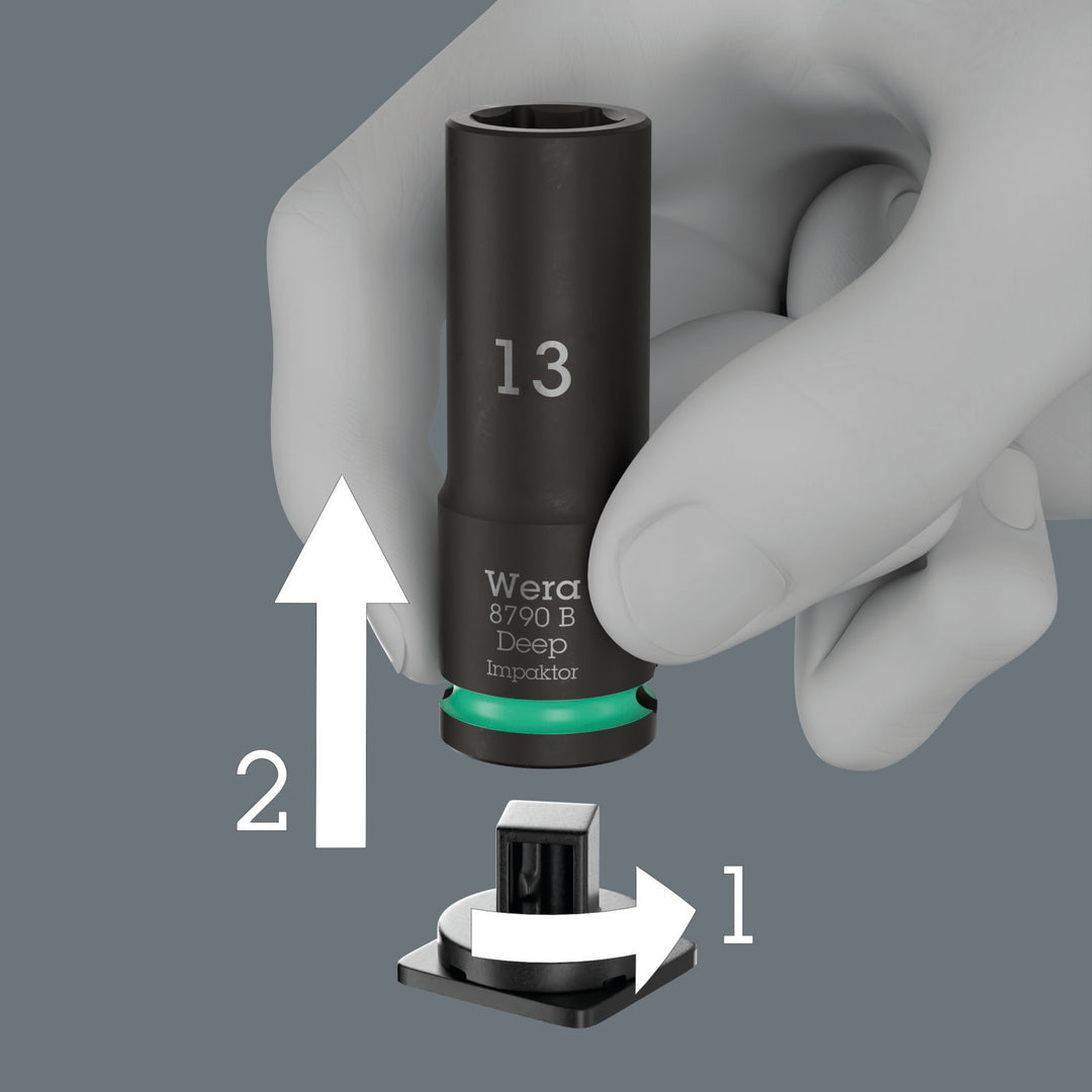 Wera 8790 B Impaktor Deep Imperial Set 1, 13 Pc.