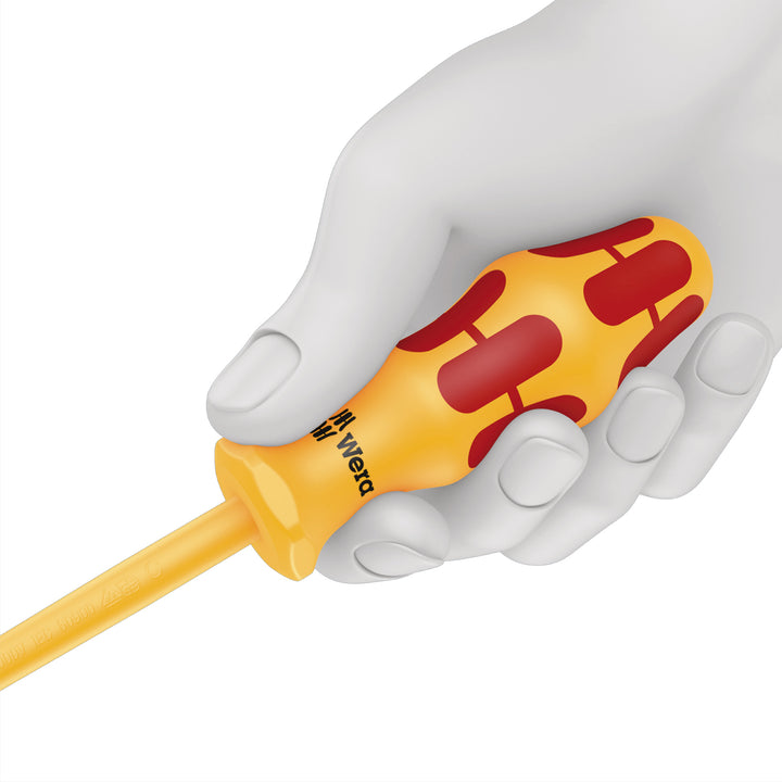 Wera 1060 i VDE-insulated Kraftform slotted screwdriver, 0.8 x 4 x 100 mm