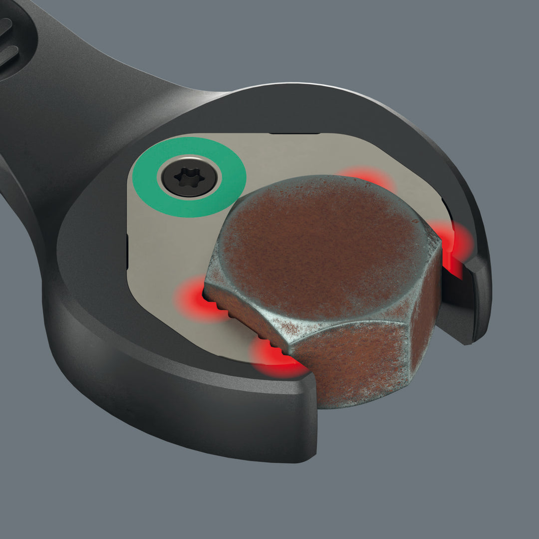 Wera 6000 Joker Black Edition 11 Set 1 Ratcheting Combination Wrenches Set, 11 Pc.