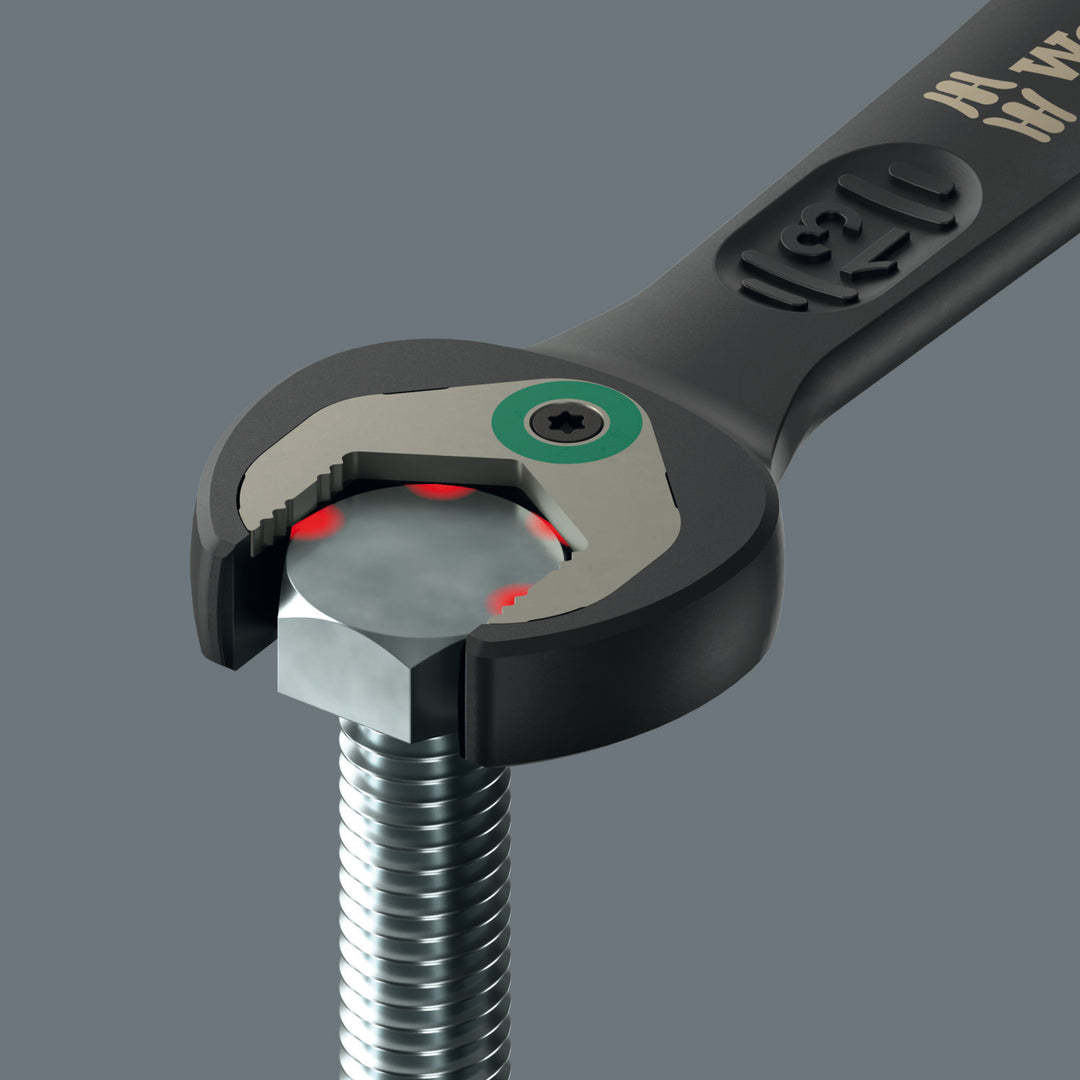 Wera 6000 Joker Black Edition 11 Set 1 Ratcheting Combination Wrenches Set, 11 Pc.