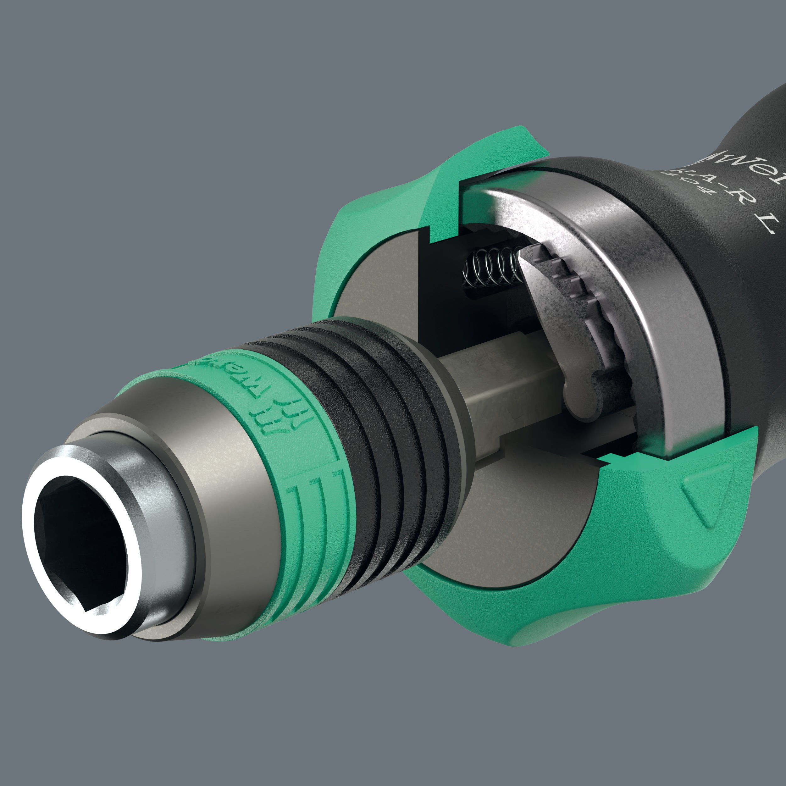 Wera 838 RA-R L Bitholding screwdriver with ratchet functionality