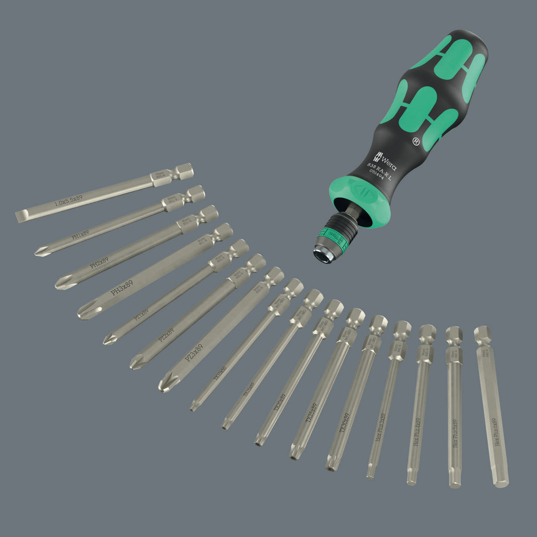 Wera Kraftform Kompakt 60 RA-R 1, 17 Pc.