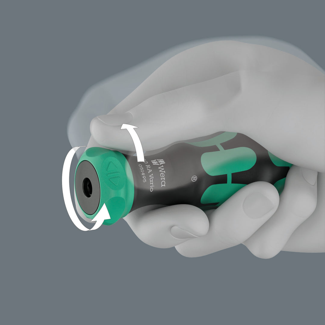 Wera 80 RA Vario Blade Holding Handle with Ratchet Functionality