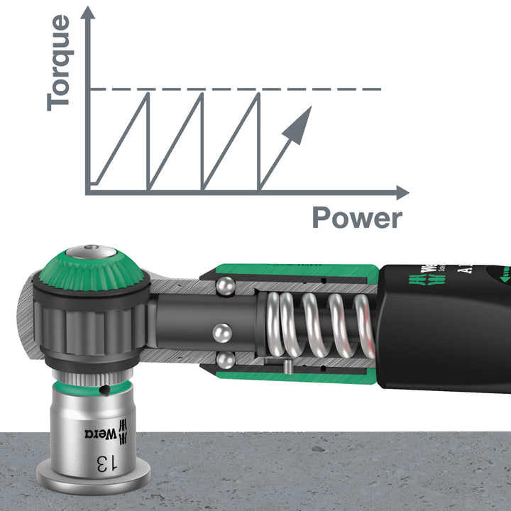 Wera Safe-Torque A 1 SHK Set 1, 1/4" square head, 2-12 Nm