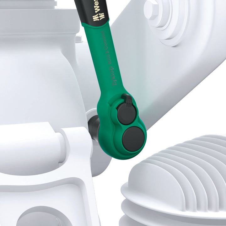 Wera Zyklop Socket & Ratchet Combo Set, 10 Pc.