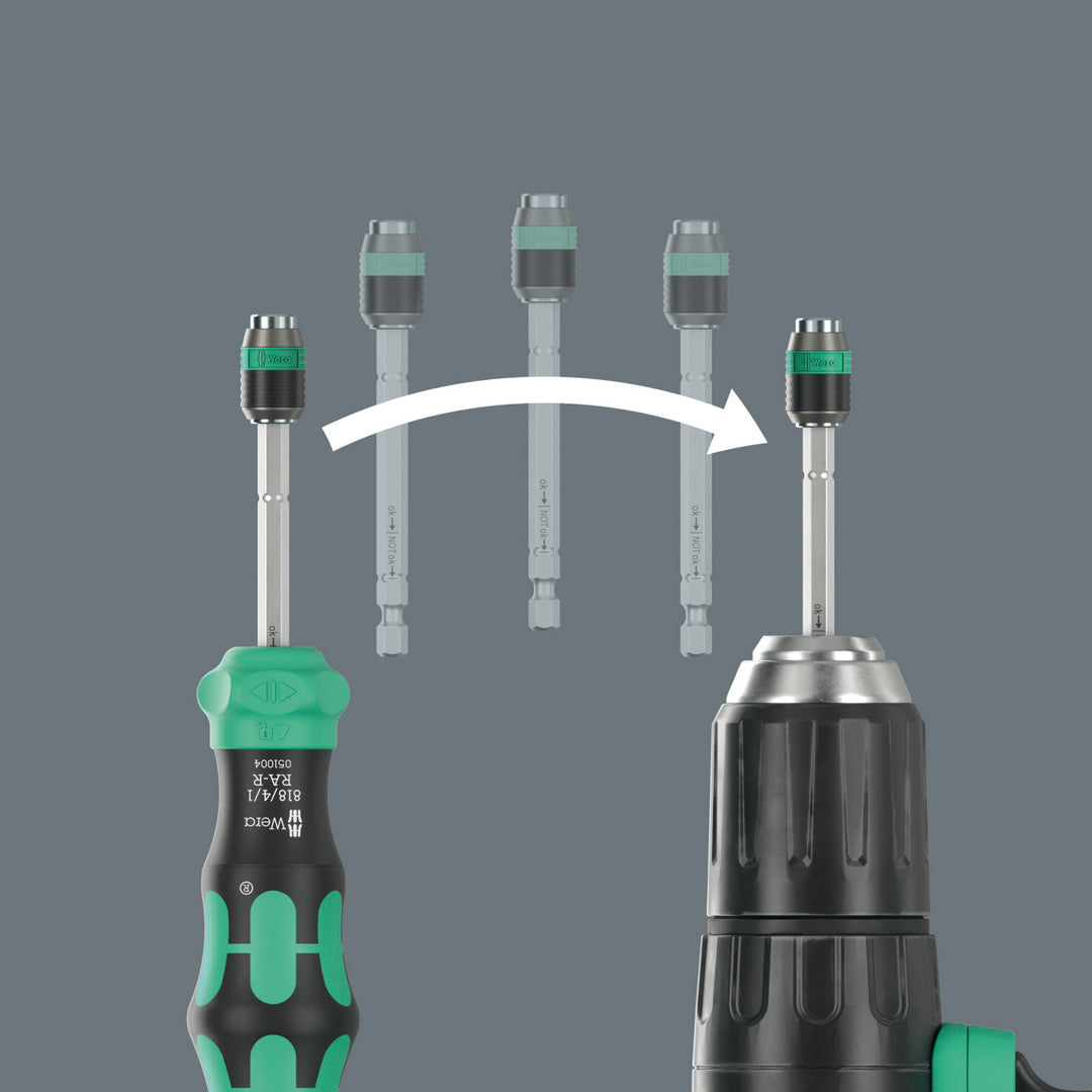 Wera Kraftform Kompakt 25 RA-R with Pouch, 6 Pc.