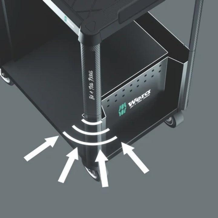Wera 05305851001 9800 Tool Rebel roller cabinet, without tools