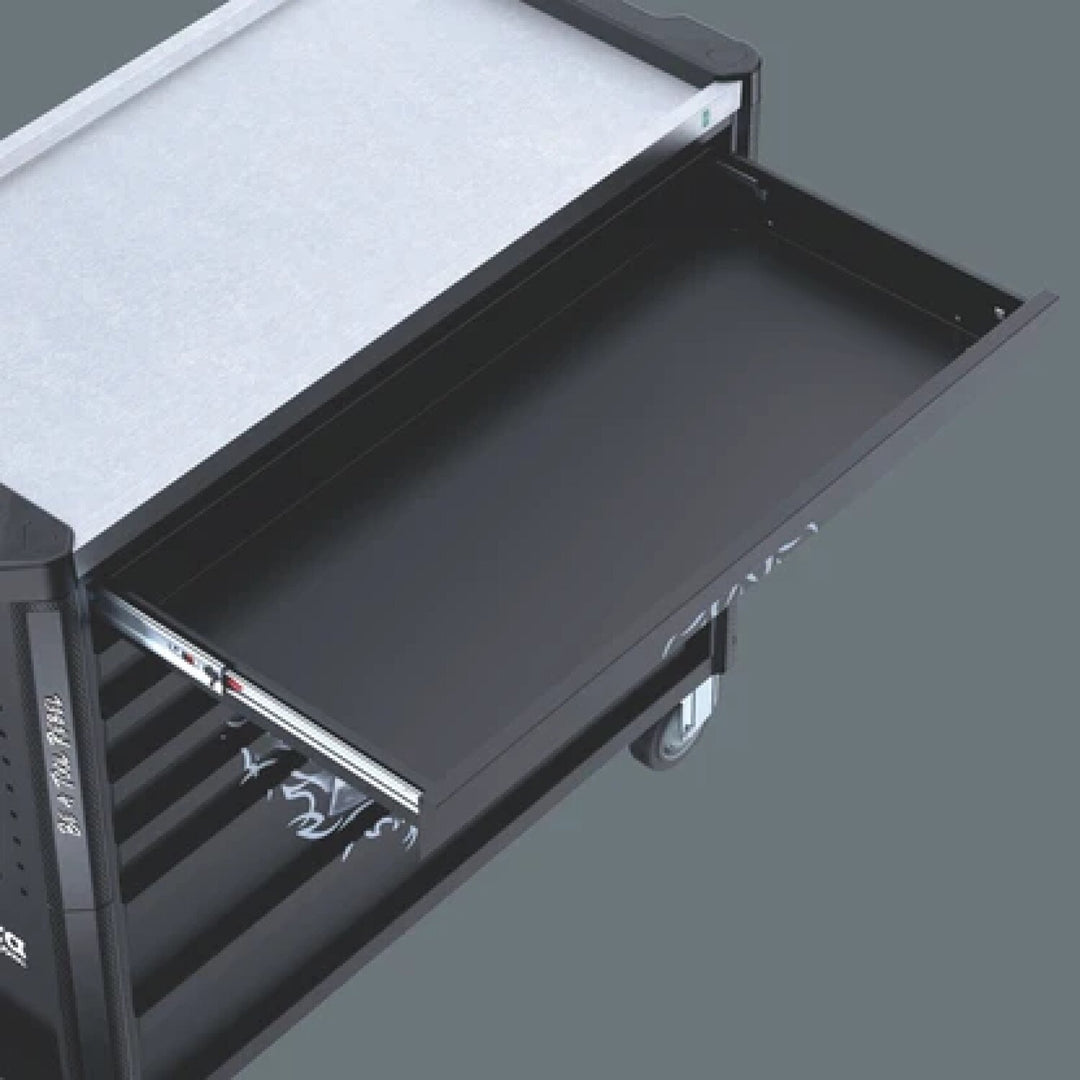Wera 05501881001 9801 Tool Rebel roller cabinet Stainless XXL, without tools