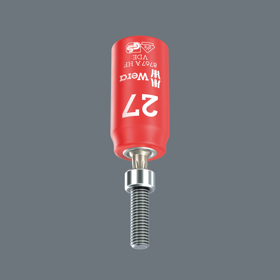 Wera 8767 A VDE HF TORX® Zyklop Bit socket, insulated, with 1/4" drive, with holding function, T15