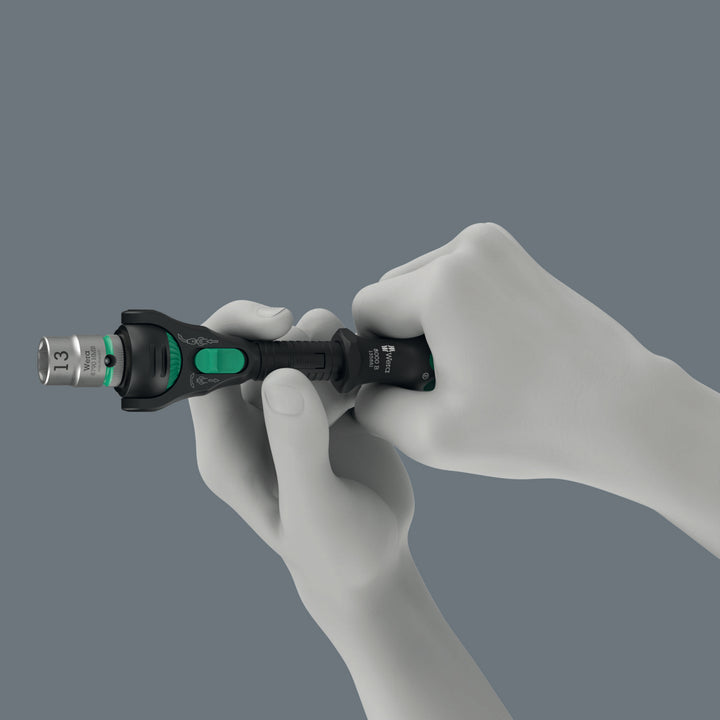 Wera 8000 B Black Edition Zyklop Speed Ratchet with 3/8" Drive