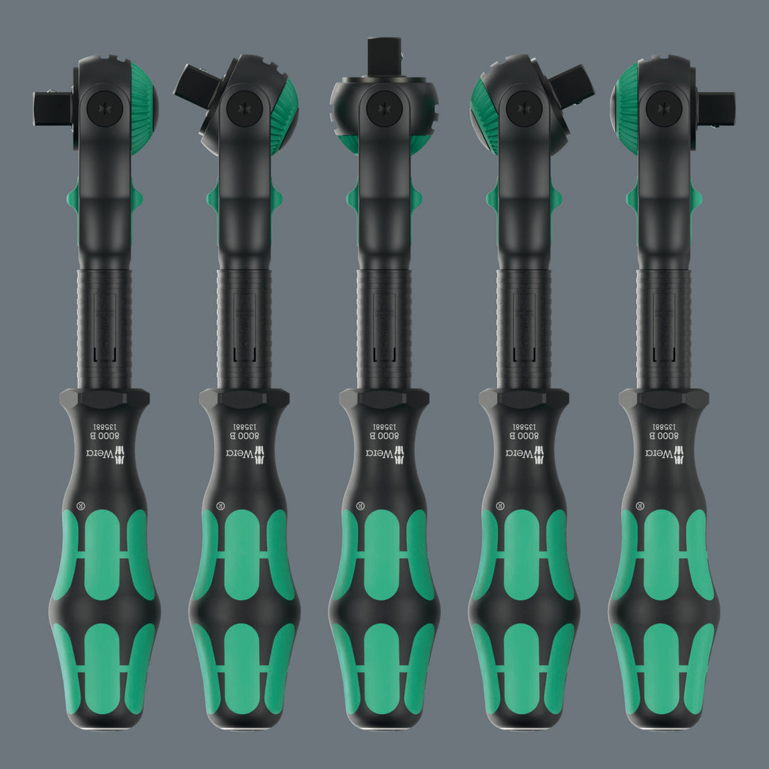 Wera 8000 B Black Edition Zyklop Speed Ratchet with 3/8" Drive