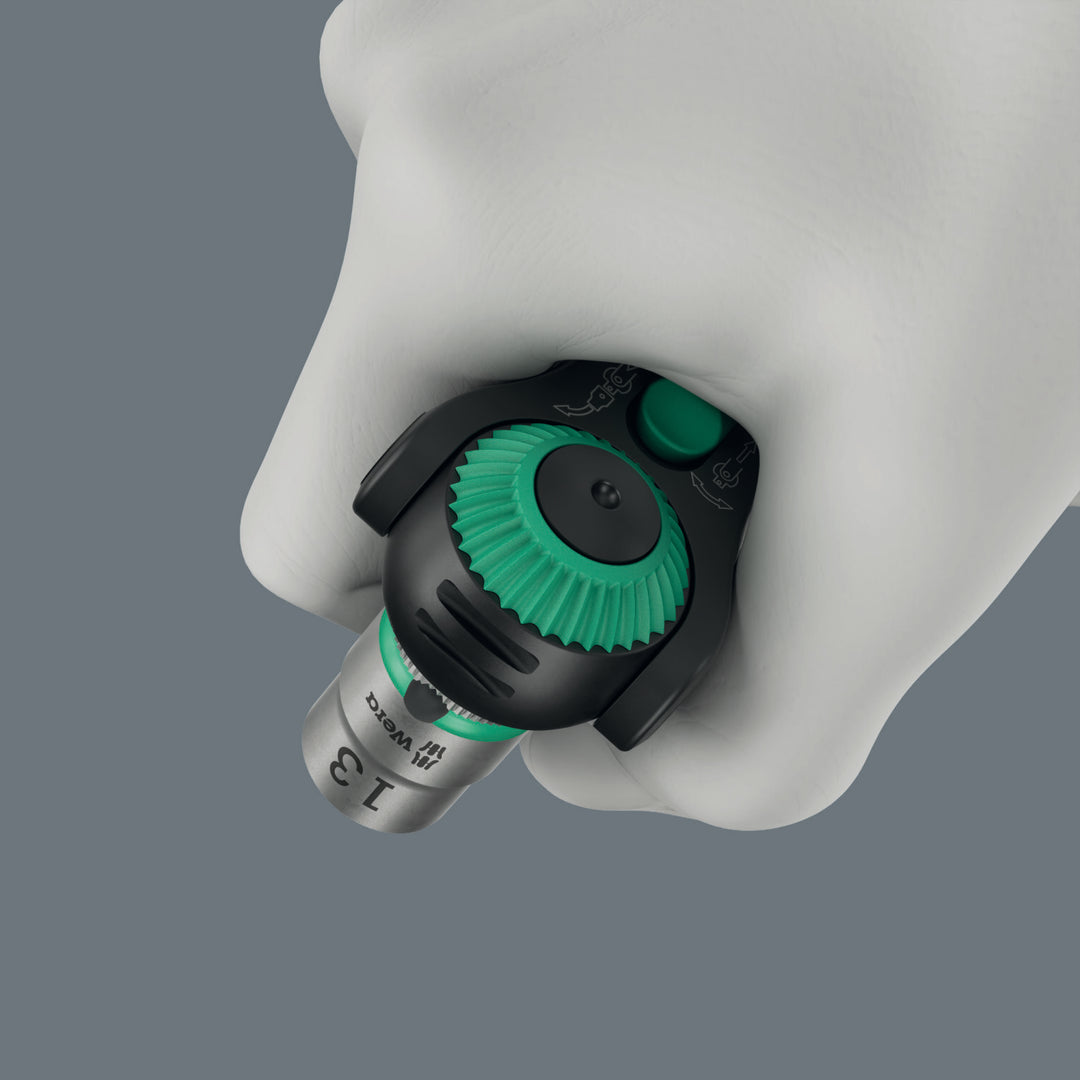 Wera 8000 B Black Edition Zyklop Speed Ratchet with 3/8" Drive