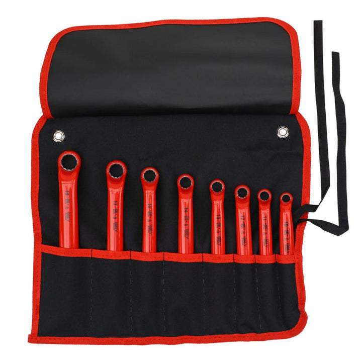 Wiha Tools 21095 Insulated Box End Wrench Set 8 Pieces