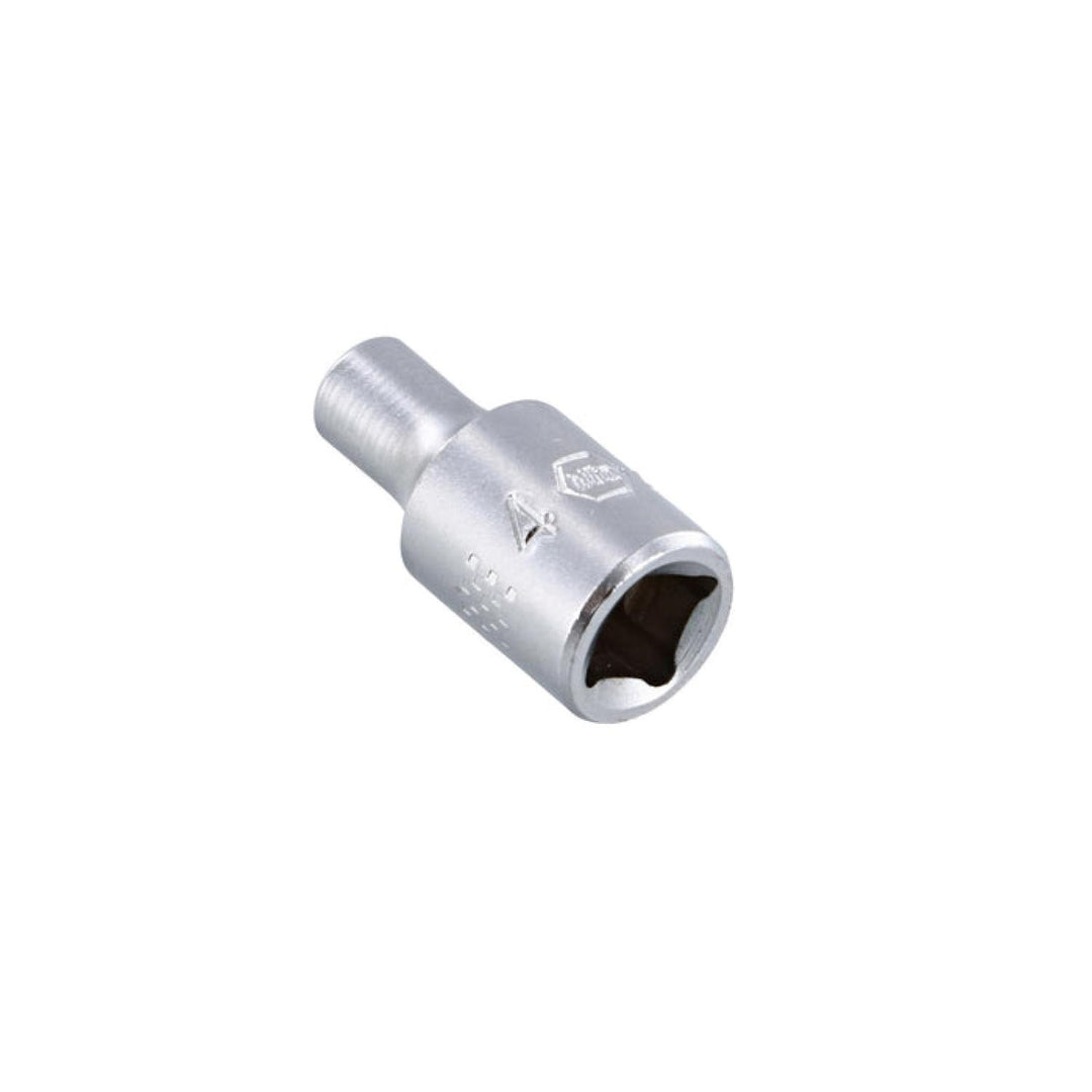Wiha Tools 33316 6 Point - 1/4 Inch Drive Socket - 4.0mm x 25mm