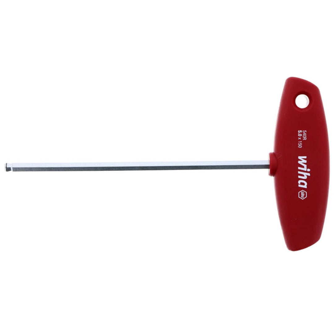 Wiha Tools 54050 5mm MagicRing Ball End Hex Metric T-Handle