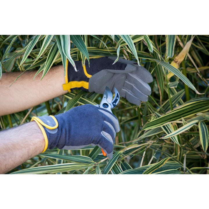 Corona GLO/GREYCORLXL Dig the Glove Garden Gloves, Grey Corduroy, Large/X-Large