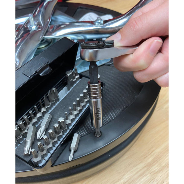 Wiha Tools 74996 1/4" Ratchet And Bits, 35 Piece Set