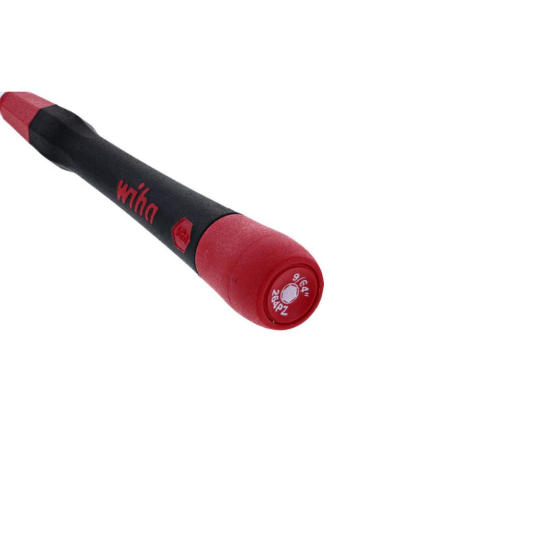 Wiha Tools 26465 PicoFinish Precision Ball End Hex Screwdriver, 9/64" x 60 mm