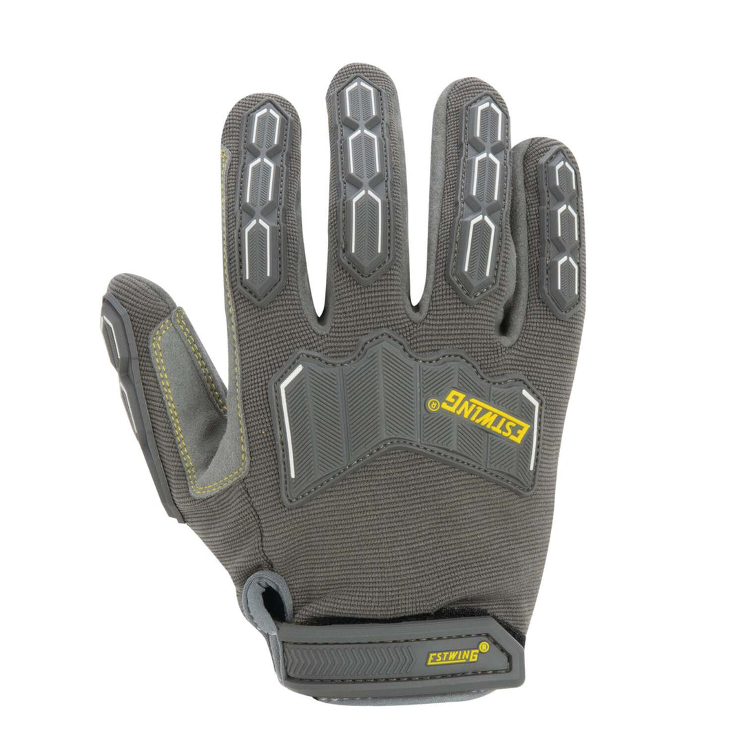 Estwing EWIMP0609 Impact Resistant Synthetic Leather Palm Work Glove with Anti-Vibration Palm, Medium