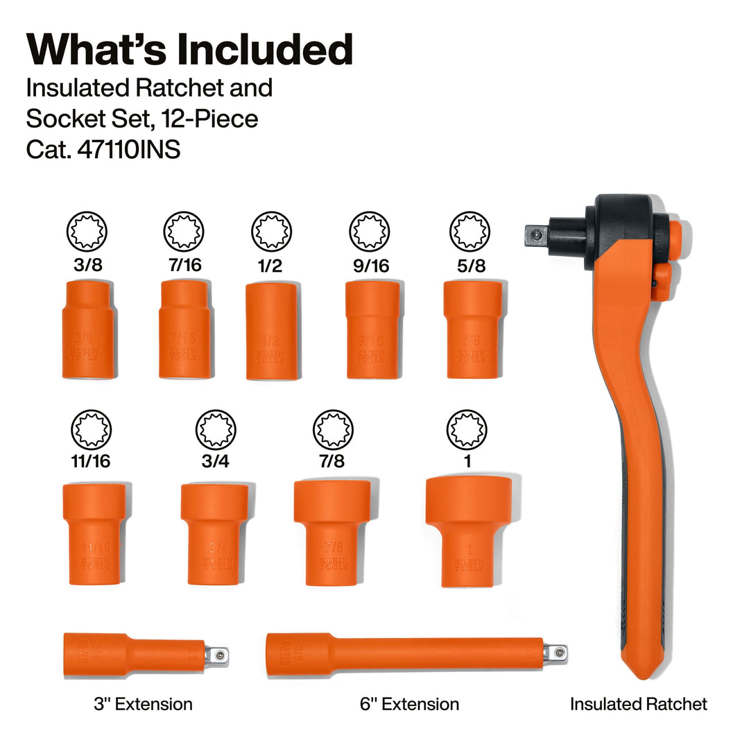 Klein Tools UTINSKIT Power Utility Insulated Tool Set