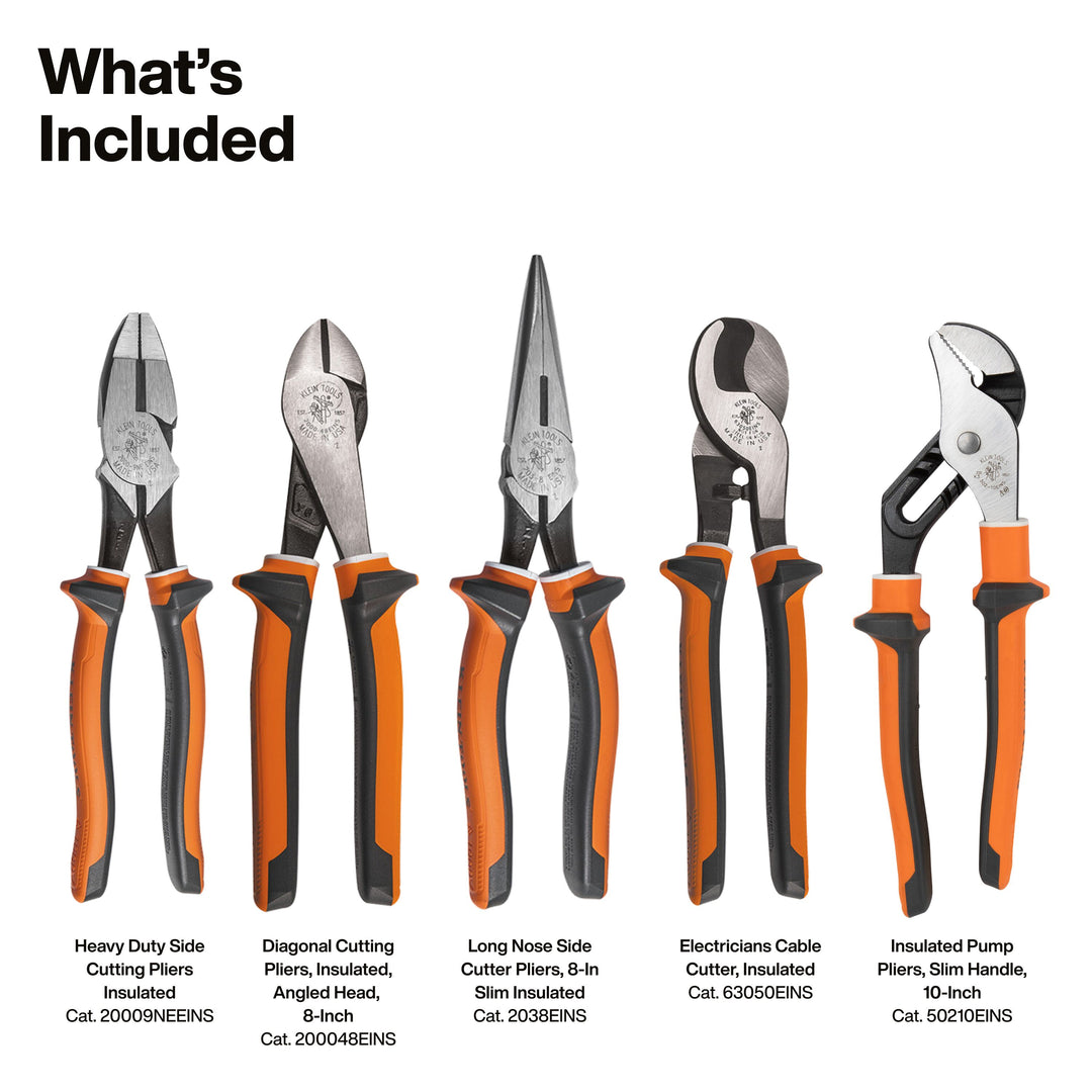 Klein Tools UTINSKIT Power Utility Insulated Tool Set
