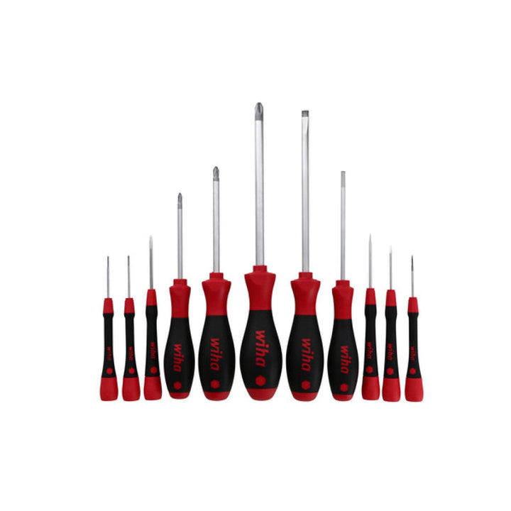 Wiha Tools 30293 SoftFinish & Precision PicoFinish Screwdriver Set, 11 Pc.