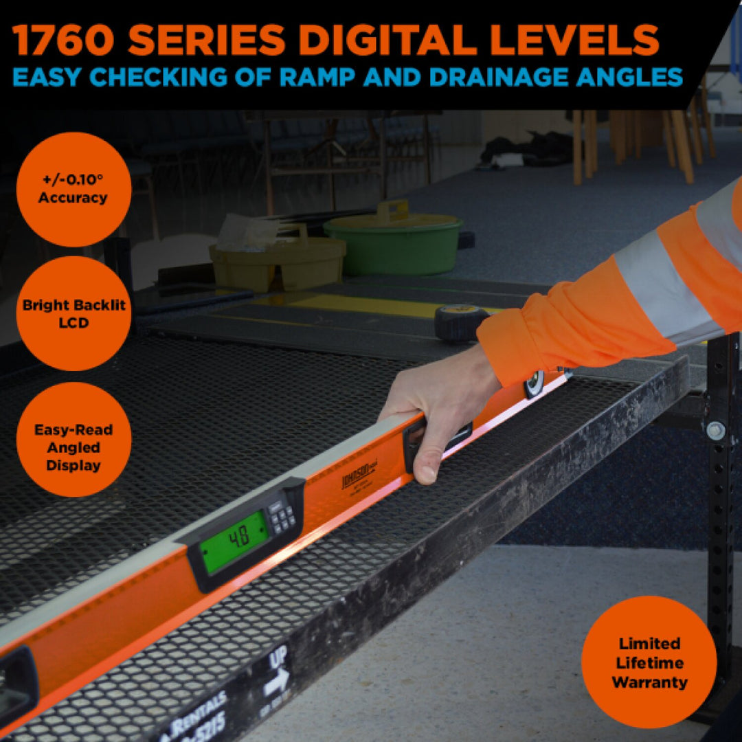 Johnson 1760-4800 48" Digital Box Level