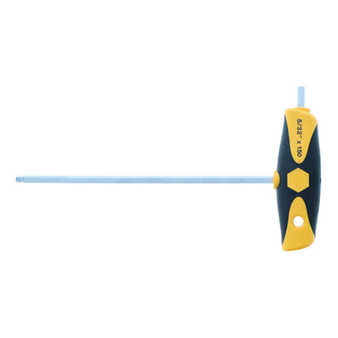 Wiha Tools 54097 T-Handle, Ball Hex Dual Drive inch Set, 10 Piece