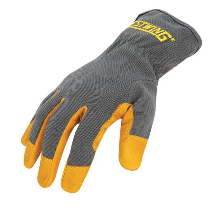 Estwing EWLPSC0609 Leather Palm Work Glove with Elastic Sewn Extended Cuff