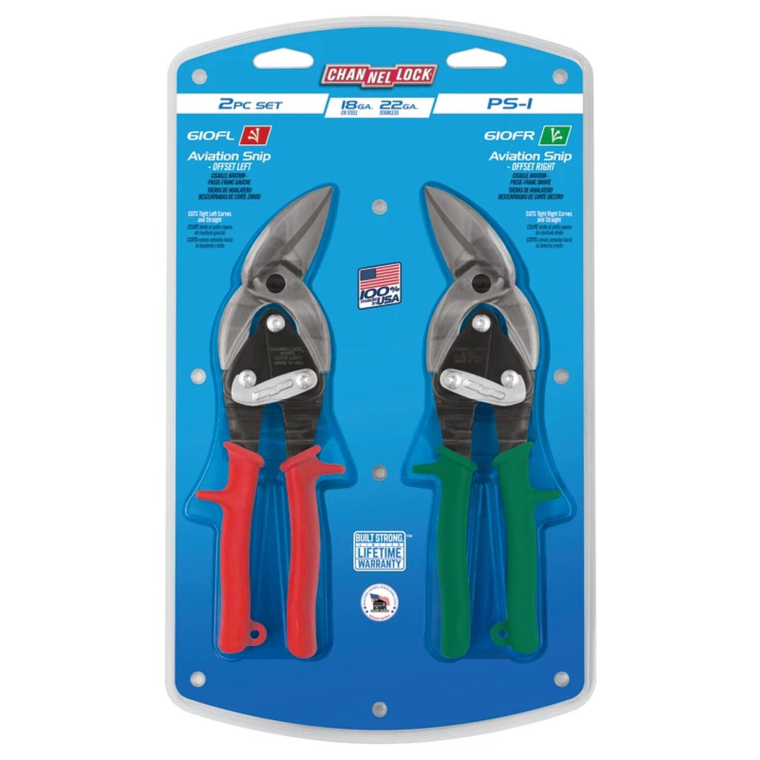 channellock PS-1 2pc Aviation Snip Set