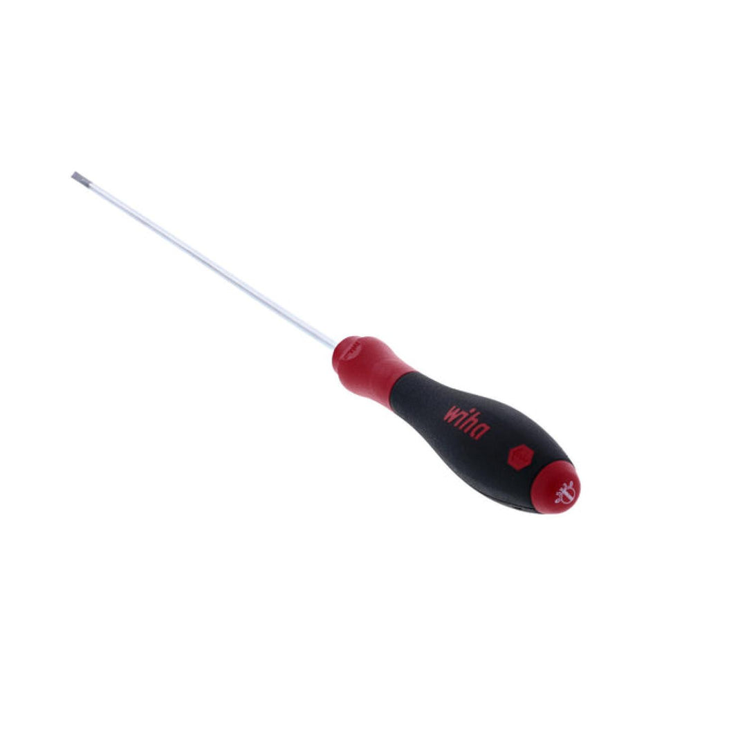 Wiha Tools 30208 SoftFinish Slotted Screwdriver, 3.0 mm x 200 mm