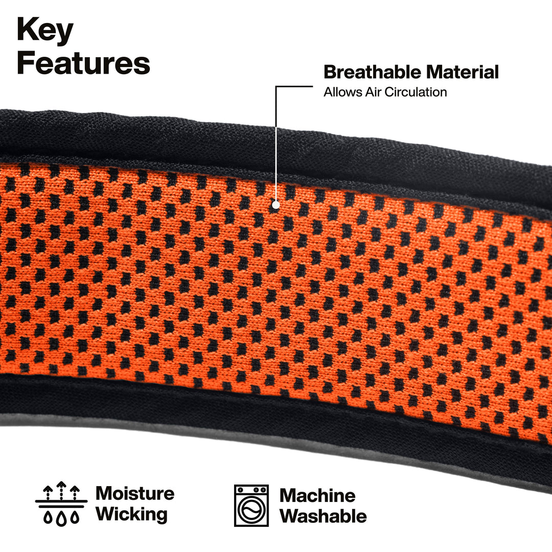 Klein Tools WBHLSWTBND Wide-Beam Headlamp Sweatband Replacement, 3-Pack