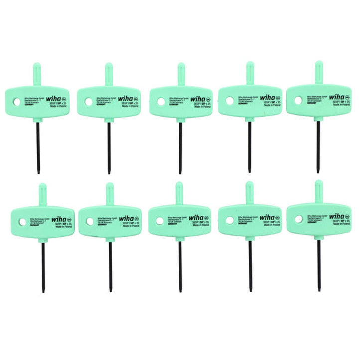 Wiha Tools 36506 TORX Plus Screwdriver Wing Handle IP5, 10 Pack