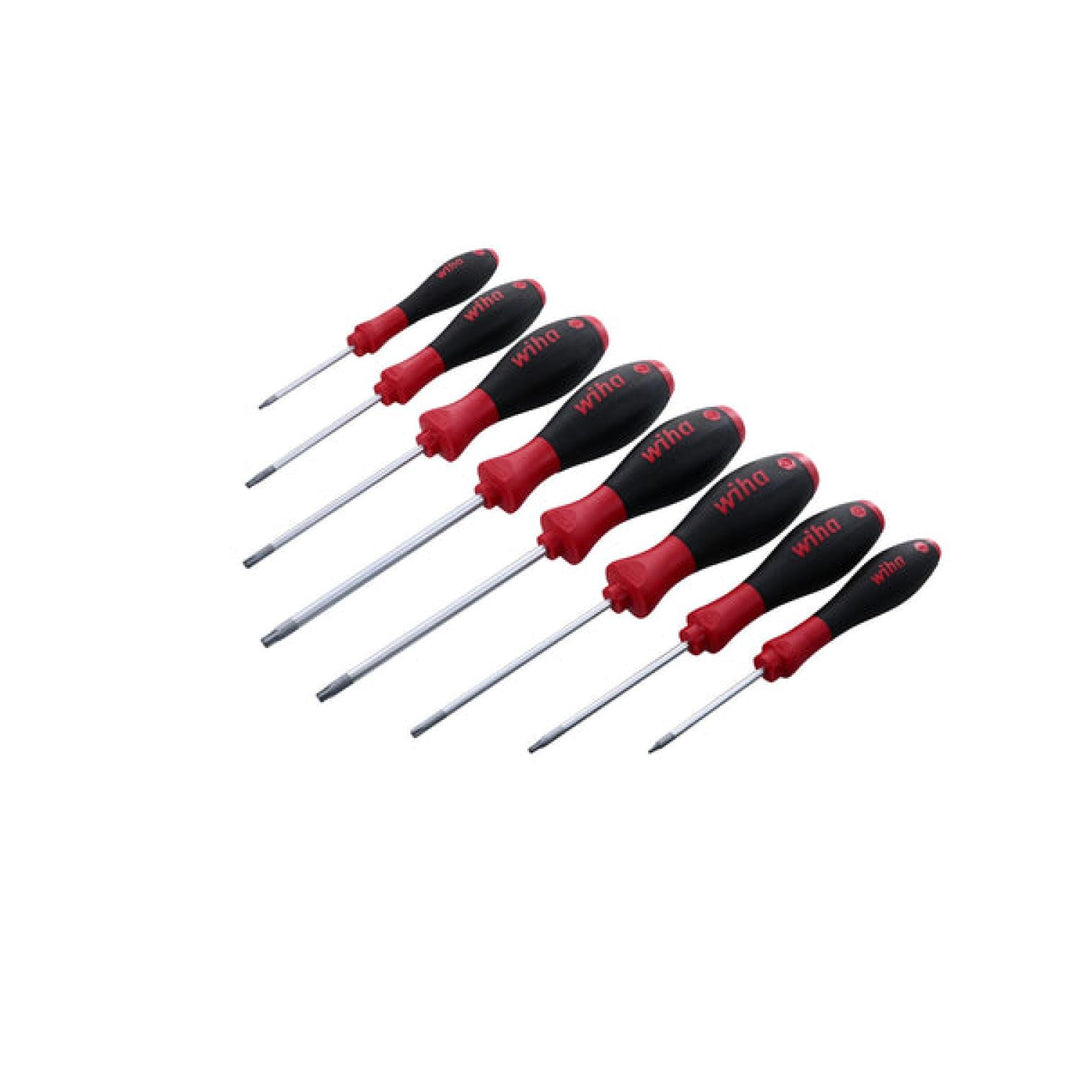 Wiha Tools 36294 SoftFinish TORX Screwdriver Set, T6 - T30, 8 Pc.