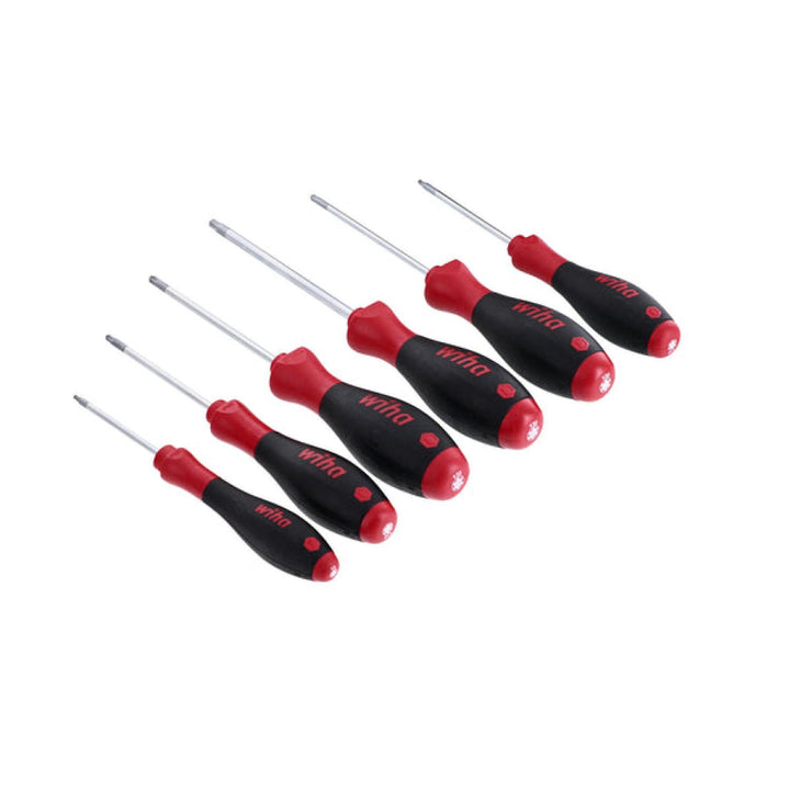 Wiha Tools 36290 SoftFinish MagicSpring Screw Holding TORX® Screwdriver Set, 6 Pc.