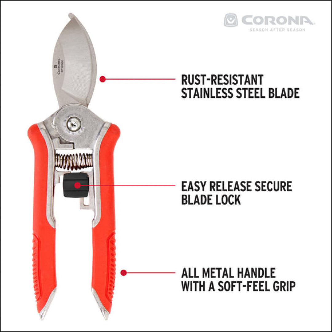 Corona BP13623  Mini House Plant Pruner- RED only
