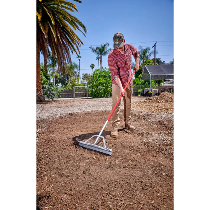 Corona RK 61061 Full Aluminum Landscape Rake, 24 in. Head, 24 Tines
