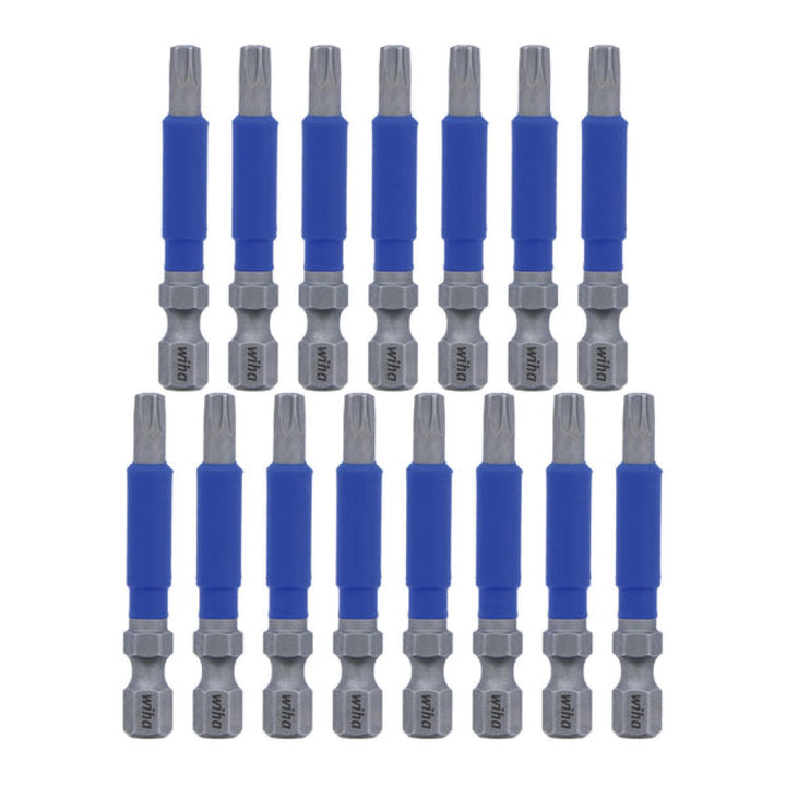 Wiha Tools 70260 TerminatorBlue Impact Bit TORX T25 - 2 Inch - 15 Pack