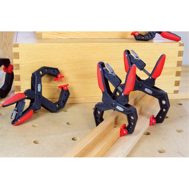 Bessey XCRG4 Clamp, spring clamp, ratcheting, plastic, 4 In.