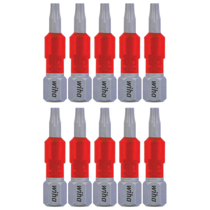 Wiha Tools 76510 MaxxTor Impact Bit TORX T10 - 29mm - 10 Pack